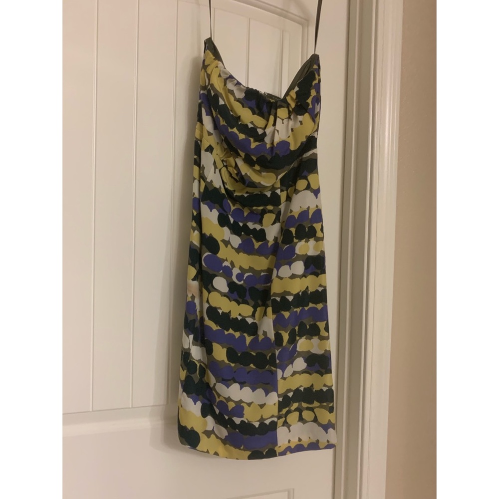 The limited, strapless dress